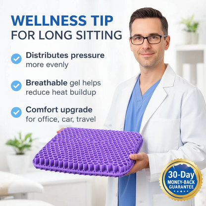 HexaComfort Gel Seat Cushion