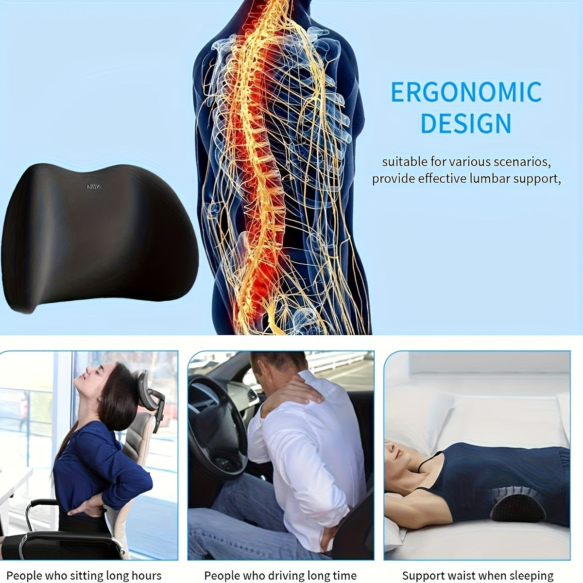 Office Lumbar Support Cushion
