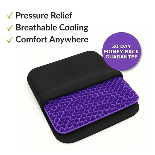 HexaComfort Gel Seat Cushion